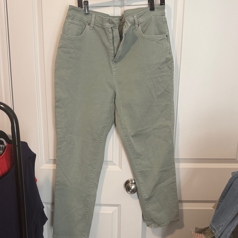 💜Sonoma Sage Green Boyfriend Pants
